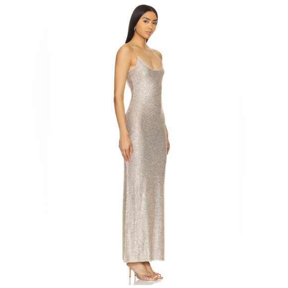 Lovers and Friends Rossa Maxi Dress in Champagne - Picture 3 of 8